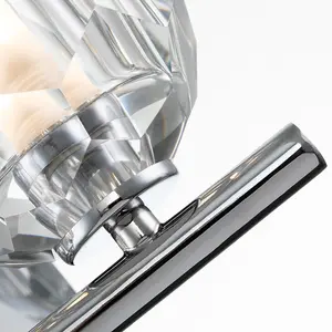 Luminosa Quoizel Regalia Wall Lamp Polished Chrome, 3000K, IP44