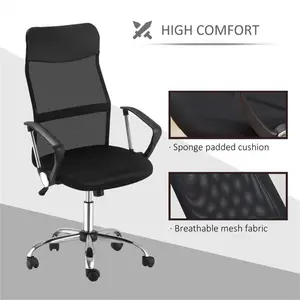 High-Back Mesh Desk Chair