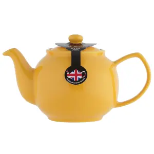 Price & Kensington Set of 2 Mug 330ml & 1 Teapot 6 Cup - Mustard