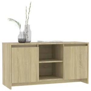 Berkfield TV Cabinet Sonoma Oak 102x37.5x52.5 cm Engineered Wood