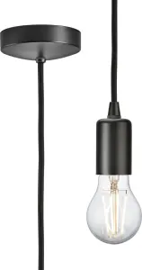 Luminosa Knightsbridge 1.8m E27 Contemporary Pendant Set - Smoked Bronze - 8270LSB