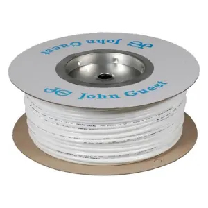 John Guest 1/4" LLDPE Tubing - 150M Coil - White