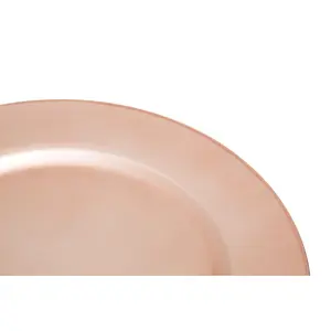 Maison by Premier Dia Rose Gold Flat Style Charger Plate