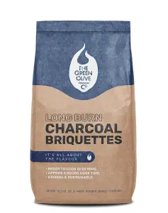 Green Olive Firewood Co Long Burn BBQ Charcoal Briquettes 4kg