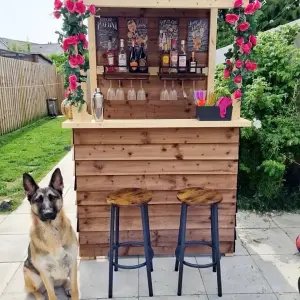 Summer garden bar - Small  - Outdoor wooden bar