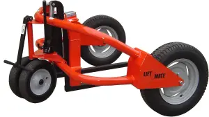 LiftMate Very Heavy Duty Pallet Pump Truck for Rough Terrain, 1500kg Capacity, Jack Trolley