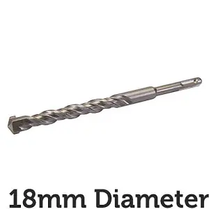 PRO 18mm x 210mm SDS Plus Masonry Drill Bit Tungsten Carbide Cutting Head Tip