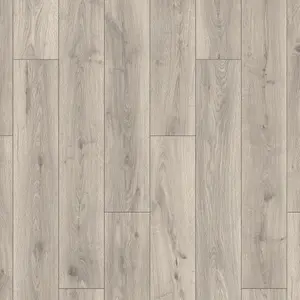 Eurohome Cookham Grey Natural Oak effect Moisture resistant Laminate Flooring, 2.26m²