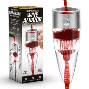 Twist Aerator Red or White Wine Aeration Pourer Oxygenator Taste Enhancer Dispenser