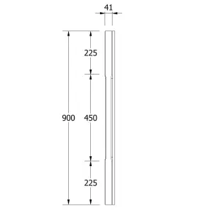 Cambridge Pine Stop Chamfered Stair Spindle Trade Box of 20 (H) 900mm x (W) 41mm