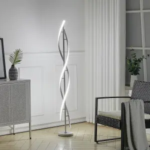 60W Modern Foot Switch LED Living Room Floor Lamp Floor Light White Light 150 cm