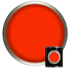 Vintro Luxury Matt Emulsion Bright Red, Multi Surface Paint for Walls, Ceilings & Wood- 125ml (Racing Red)