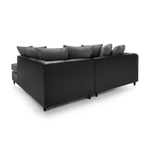 Dylan Corner Sofa Right Facing in Dark Grey