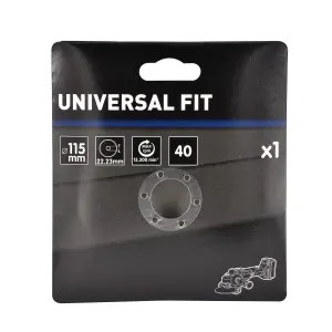 Universal Fit 40 grit Flap disc (Dia)115mm