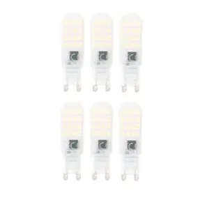 Extrastar 4W LED Mini Bulb G9, 3000K (pack of 6)