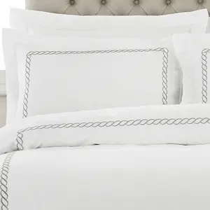 Paoletti Cleopatra 200 Thread Count Embroidered Oxford Pillowcase