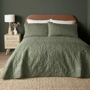 Luana Floral Pinsonic Microfibre Warm And Cosy Bedspread