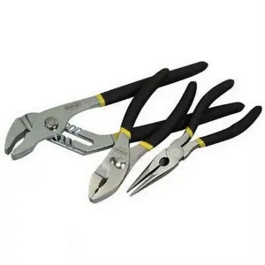 STANLEY 0-84-892 Pliers Set, 3 Piece STA084892