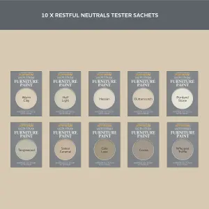 Rust-Oleum Neutral Satin Furniture Paint Tester Samples - 10ml