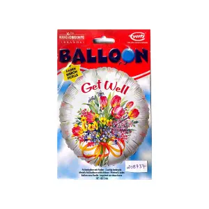 Everts Get Well Bouquet Foil Balloon Multicoloured (One Size)