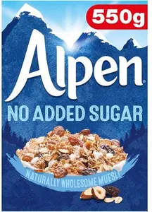 Alpen Muesli No Added Sugar, 550G