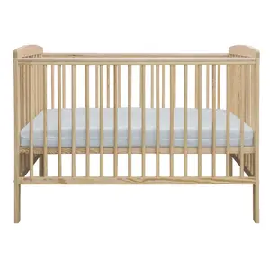 Sydney Cot with Mattress Natural