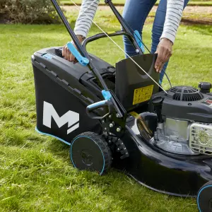 Mac Allister MLMP300H40 125cc Petrol Rotary Lawnmower