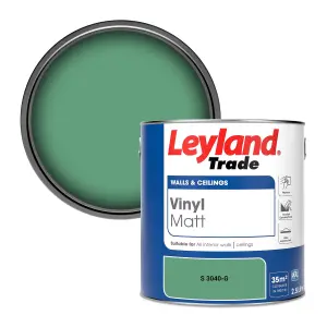 Leyland Trade Vinyl Matt Walls & Ceilings Emulsion Paint (S 3040-G) 2.5L