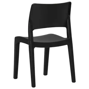 Berkfield Garden Chairs 2 pcs Polypropylene Anthracite