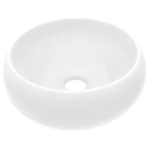 Belfry Bathroom Baymore 400mm L x 400mm W Ceramic Circular Sink White