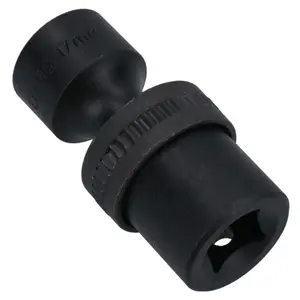 17mm 1/2in Drive Universal Swivel Wobble Metric Impact Shallow Socket 6 Point