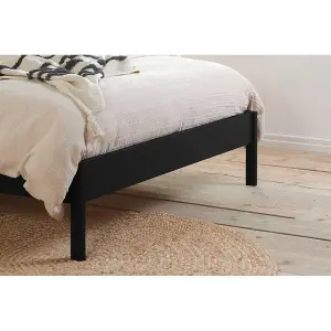 Birlea Margot King Rattan Bed Black