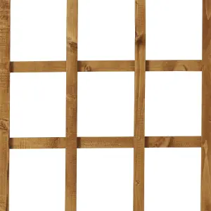 Forest Garden 6ft Square European softwood Trellis panel (W)91cm x (H)183cm