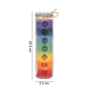 Tall Chakra Candle Holder Design