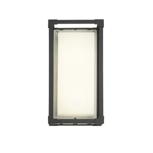 Lighting Collection Keadby Tall Frame - Led Outdoor Wall Light