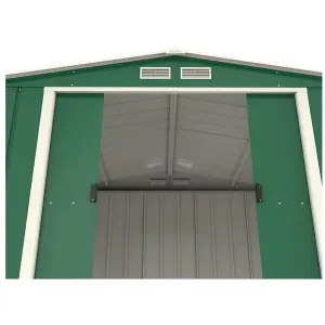 10 x 10 Apex Metal Garden Shed - Heritage Green (10ft x 10ft / 10' x 10' / 3.2m x 3m)