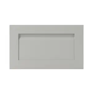 GoodHome Garcinia Integrated handle Matt stone Shaker 2 drawer front, bridging door & bi fold door 600mm