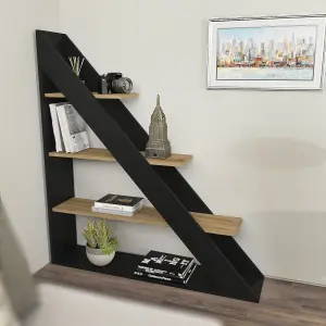 Decorotika Pisagor Corner Bookcase Shelving Unit