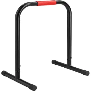 Push Up Bars - padded handles, dip station, height 70 cm  -  black