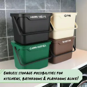 Easy Eco - 5L Compost Caddy - Brown