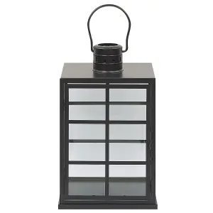 Beliani Scandinavian Lantern BINTAN Metal Black