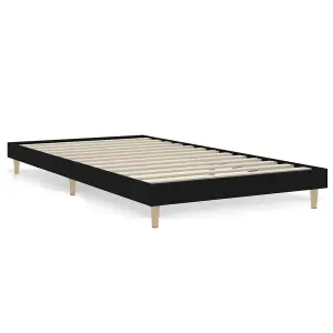 Berkfield Bed Frame Black 90x200 cm Engineered Wood