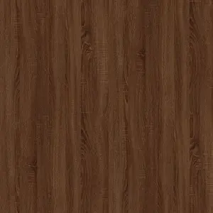 Berkfield Rolling Cabinet Brown Oak 60x45x60 cm Engineered Wood