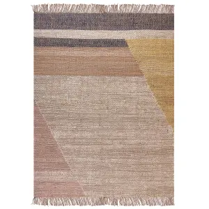 Jute Area Rug 160 x 230 cm Brown SAMLAR