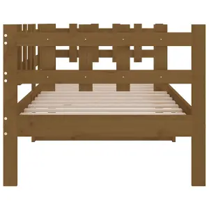 Berkfield Day Bed Honey Brown 90x200 cm Solid Wood Pine