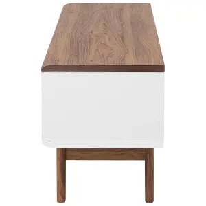 Beliani Retro TV Stand White TOLEDO