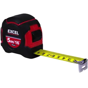 Excel Tape Measure 5m/16ft Pack of 5