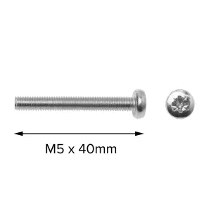 Corefix Spike TV Fixing Kit. Plasterboard. 4pk with M5x40mm screws