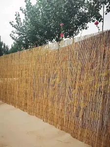 Natural Split Reed Fence Hand-Woven Screening Outdoor Garden Privacy 2m x 5m