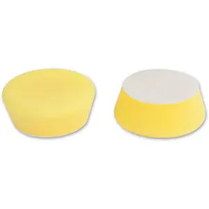 PROXXON Medium Yellow Polishing Sponges (Pkt 2)